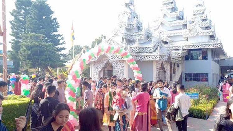 রাঙ্গামাটিতে বৌদ্ধ ধর্মীয় সাধক বনভান্তের জন্মদিন পালন