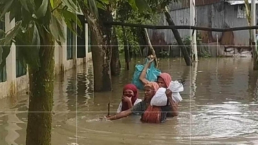 বগুড়ায় যমুনা নদীর পানি বিপদসীমার ৫৬ সে.মি. উপরে প্রবাহিত হচ্ছে