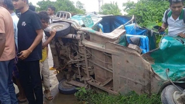 ব্রাহ্মণবাড়িয়ায় মোটরসাইকেল ও অটোরিকশার মুখোমুখি সংঘর্ষ, নিহত ২