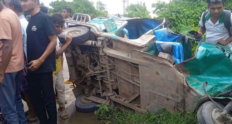 ব্রাহ্মণবাড়িয়ায় মোটরসাইকেল ও অটোরিকশার মুখোমুখি সংঘর্ষ, নিহত ২