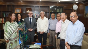 পার্বত্য চট্টগ্রাম বিষয়ক উপদেষ্টা সুপ্রদীপ চাকমা’র সাথে ইউরোপিয়ান ইউনিয়নের প্রতিনিধি দলের সাক্ষাৎ